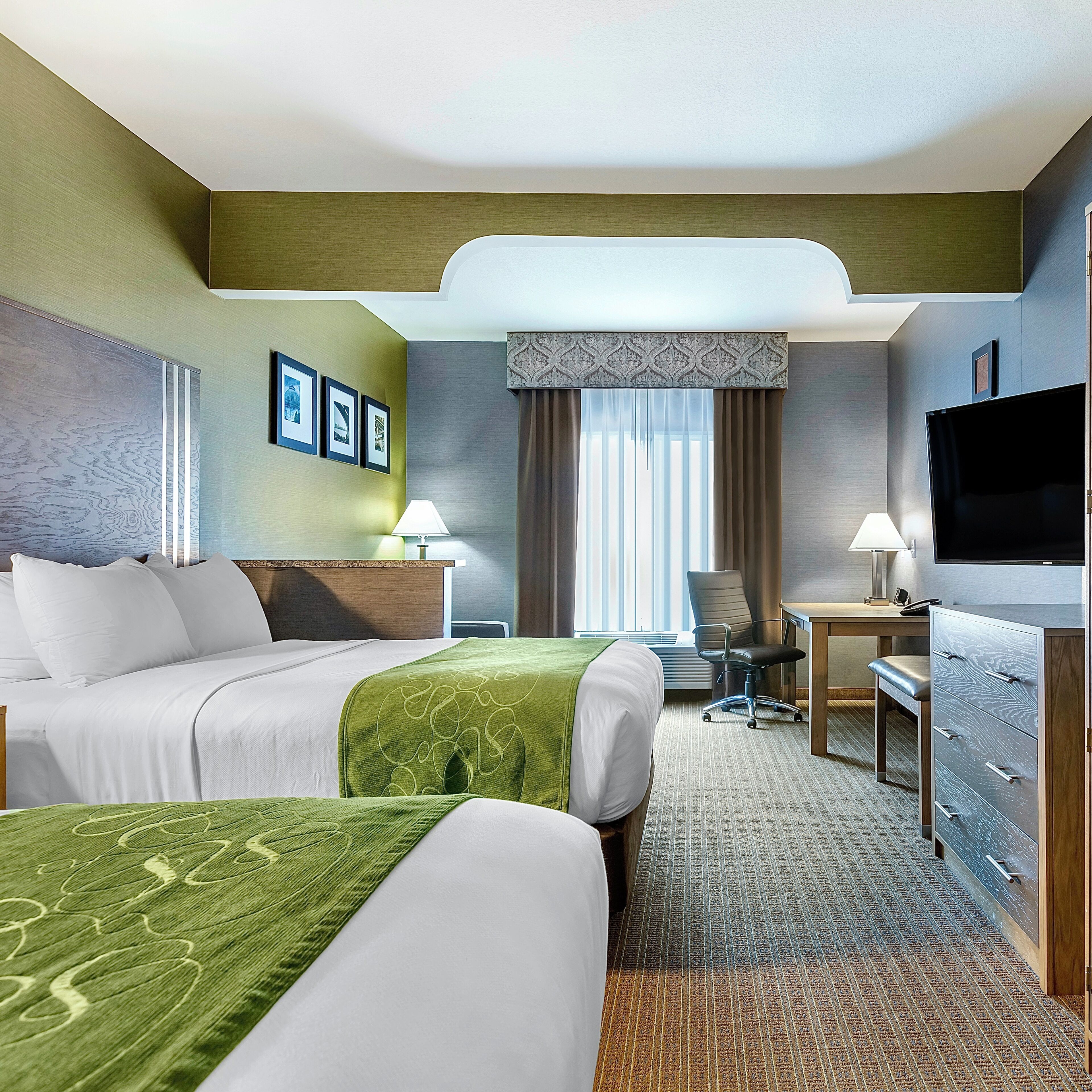 Svit - flera sängar - tillgänglighetsanpassat - icke-rökare | Skrivbord, mörkläggningsgardiner, strykjärn/strykbräda och gratis wi-fi