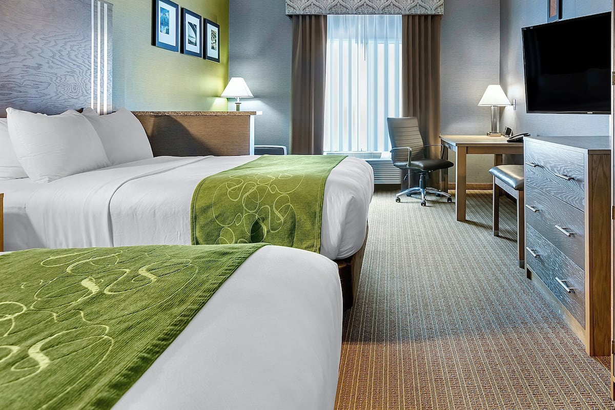 Suite, Multiple Beds, Accessible, Non Smoking | Desk, blackout drapes, iron/ironing board, free WiFi