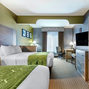 Suite, Multiple Beds, Accessible, Non Smoking | Desk, blackout drapes, iron/ironing board, free WiFi - Comfort Suites Southgate-Detroit (Southgate)