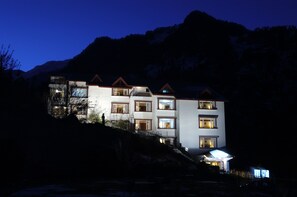 Front of property - evening/night