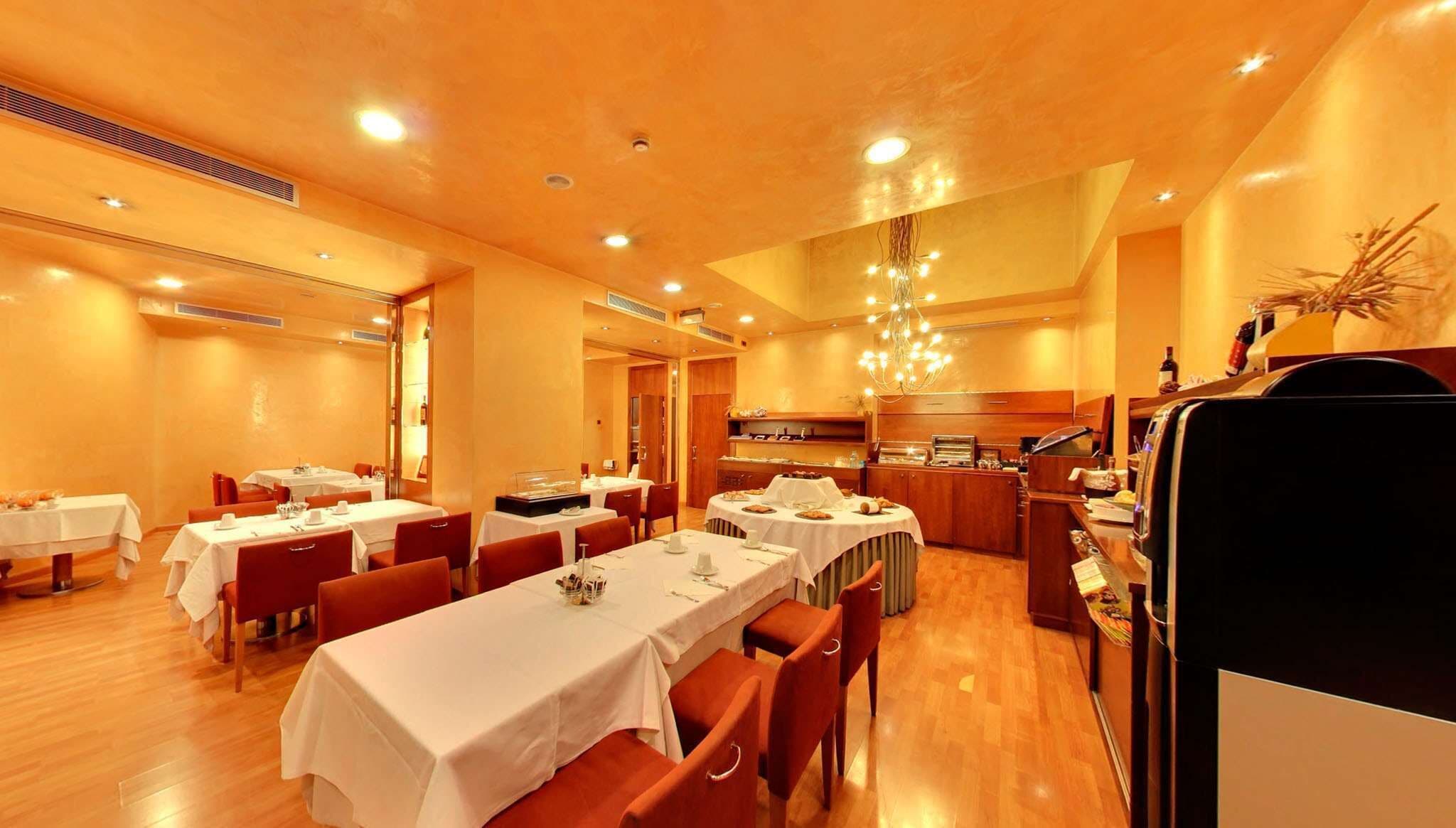 daily buffet breakfast (eur 14.50 per person)