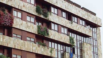 Overnatningsstedets facade
