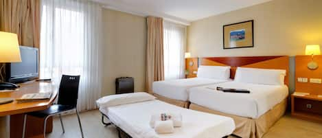 Double Room (2 Adults + 1 Child) | Minibar, in-room safe, individually decorated, individually furnished