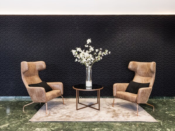 Zona de estar del vestíbulo