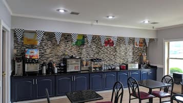 Free daily full breakfast