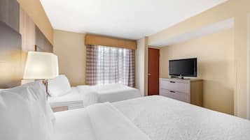 In-room safe, desk, laptop workspace, iron/ironing board