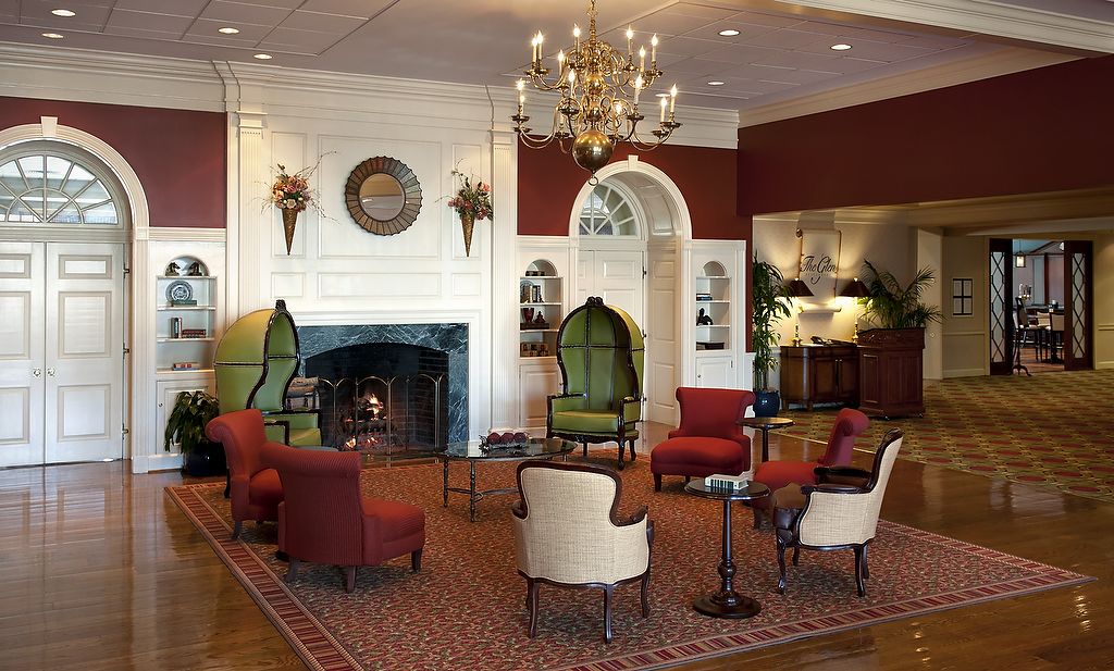 Sala de estar en el lobby