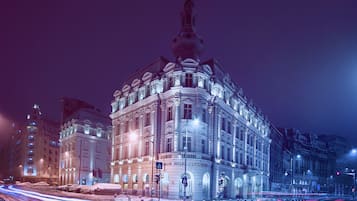 Front of property – evening/night