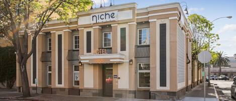 Façade de l’hébergement