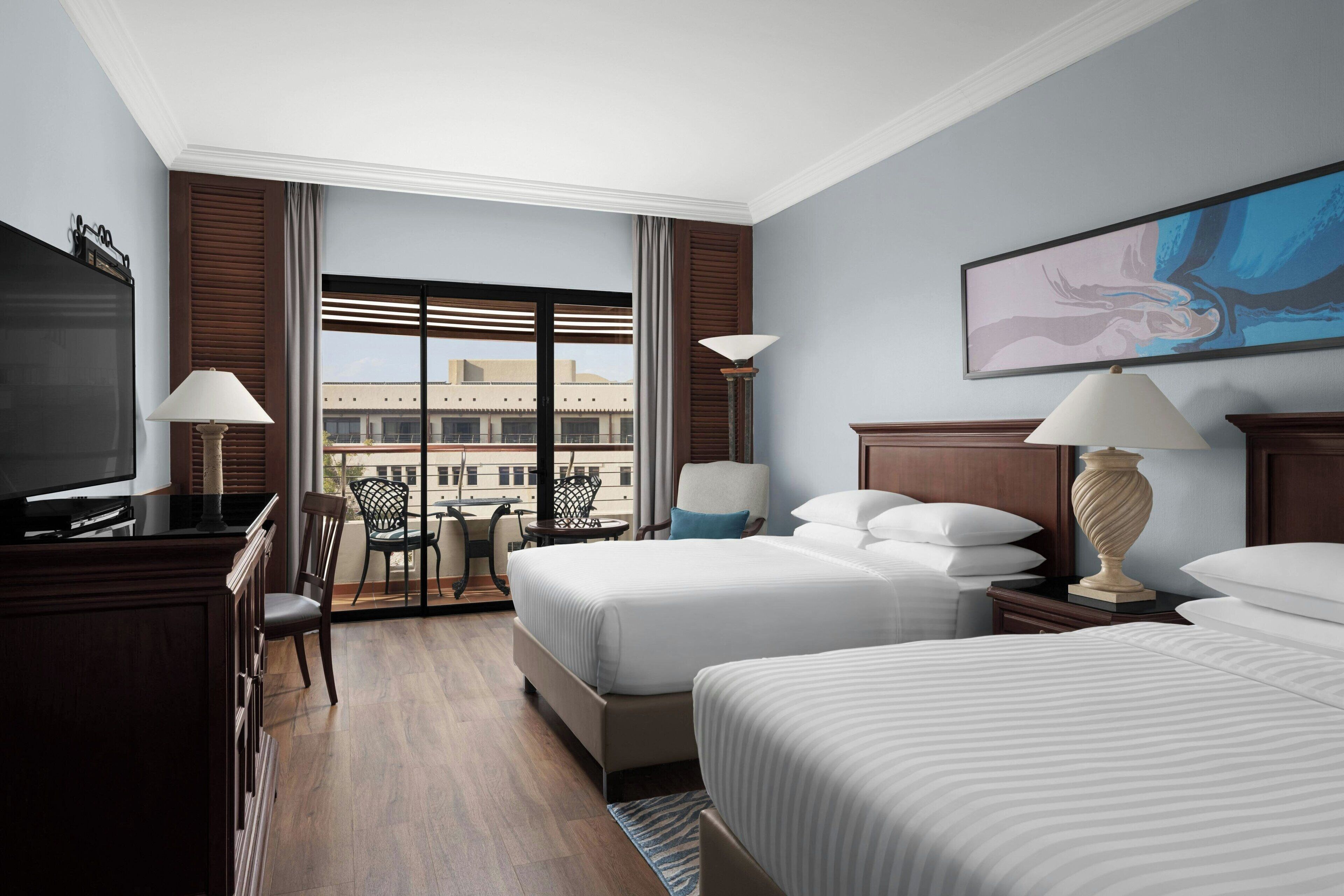 Room, 2 Double Beds, Terrace (Terrace) | Pool