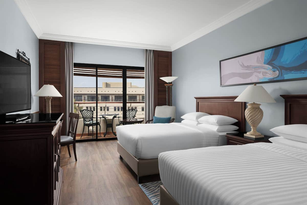 Room, 2 Double Beds, Terrace (Terrace) | Pool