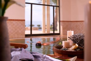 Indoor pool, 3 outdoor pools, open 8:00 AM to 8:00 PM, pool umbrellas - Dead Sea Marriott Resort & Spa (Sweimeh)