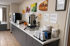 Kontinental frokost er inkludert hver dag
