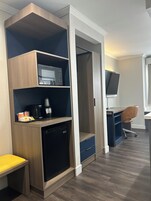 In-room safe, desk, blackout drapes, iron/ironing board