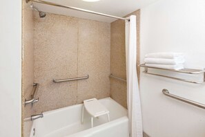 Hair dryer, towels