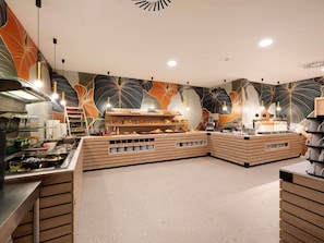 Daily buffet breakfast (EUR 25 per person)
