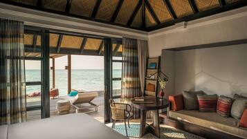 Ropa de cama de alta calidad y minibar