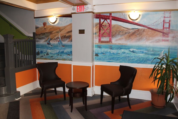 Lobby sitting area