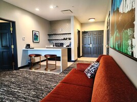 Pillow-top beds, desk, iron/ironing board, free WiFi