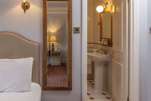 Individually decorated, individually furnished, desk, blackout drapes