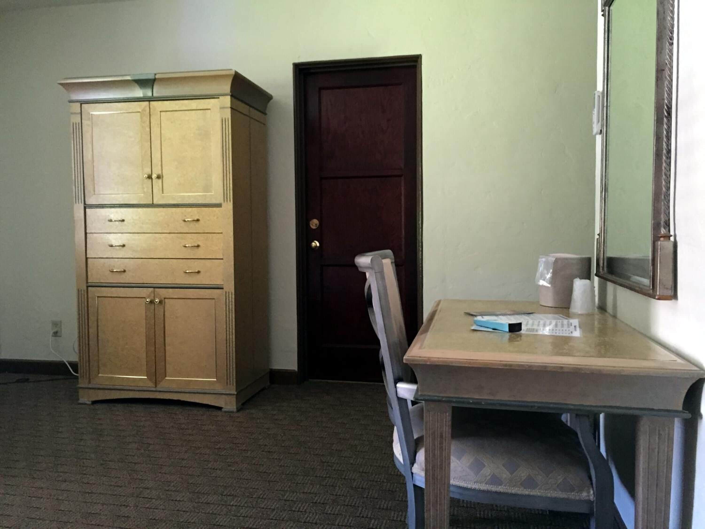 individually decorated, individually furnished, iron/ironing board