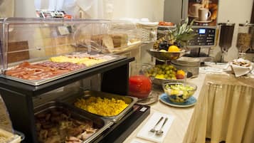 Daily buffet breakfast (EUR 10 per person)