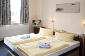 In-room safe, desk, iron/ironing board, cots/infant beds