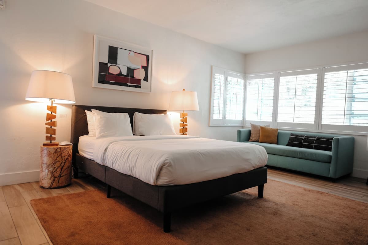 Superior Studio, 1 Queen Bed, Mobility Accessible | Iron/ironing board, travel crib, WiFi, individually furnished