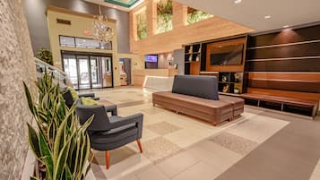 Sitteområde i lobbyen