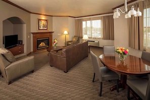 In-room safe, desk, blackout curtains, iron/ironing board
