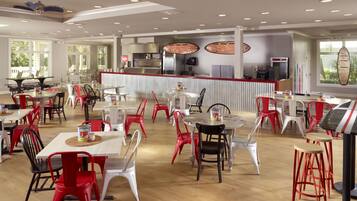 9 Restaurants, Frühstück, Mittagessen, Abendessen, Pizza