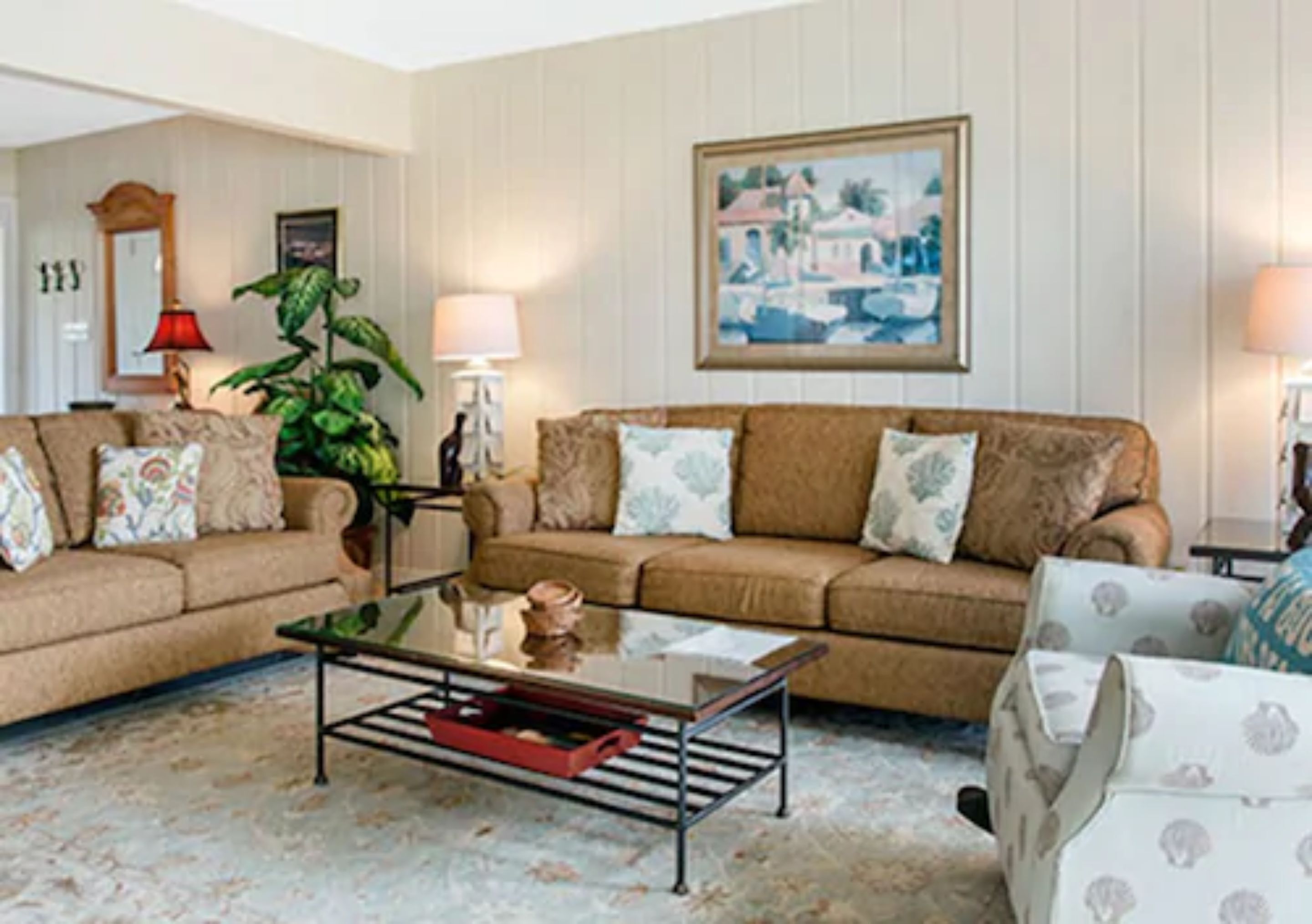 Villa, 3 Bedrooms (Nature View) | Living room | Flat-screen TV