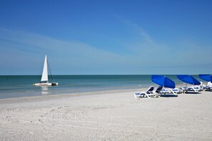 Plage, sable blanc