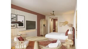 Premium bedding, down duvets, minibar, in-room safe