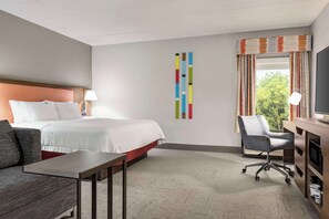 Deluxe Room, 1 King Bed with Sofa bed, Non Smoking | Living area | Video-game console, pay movies