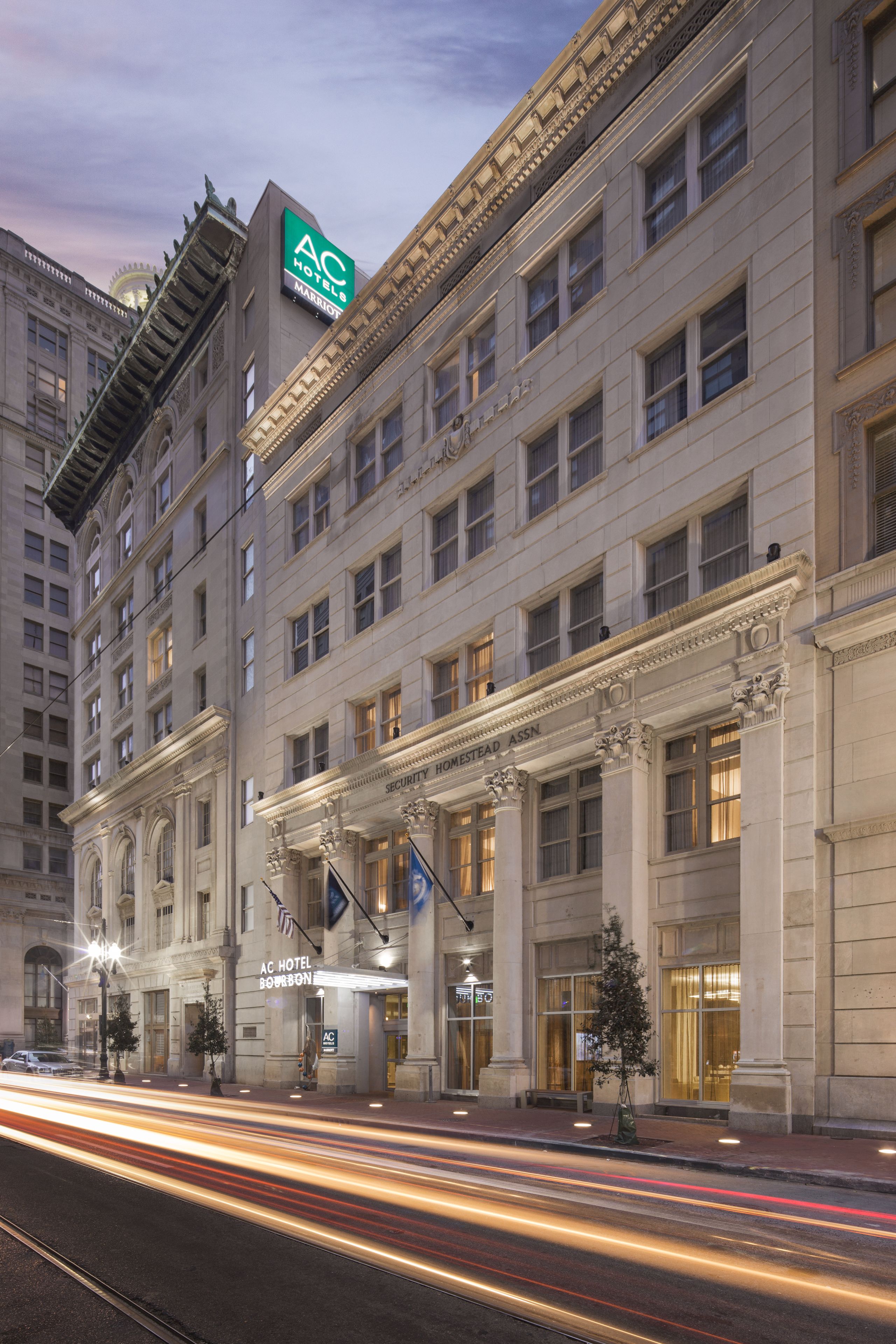 front of property – evening/night