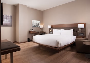Hypo-allergenic bedding, pillowtop beds, in-room safe, desk at AC Hotel by Marriott New Orleans French Quarter