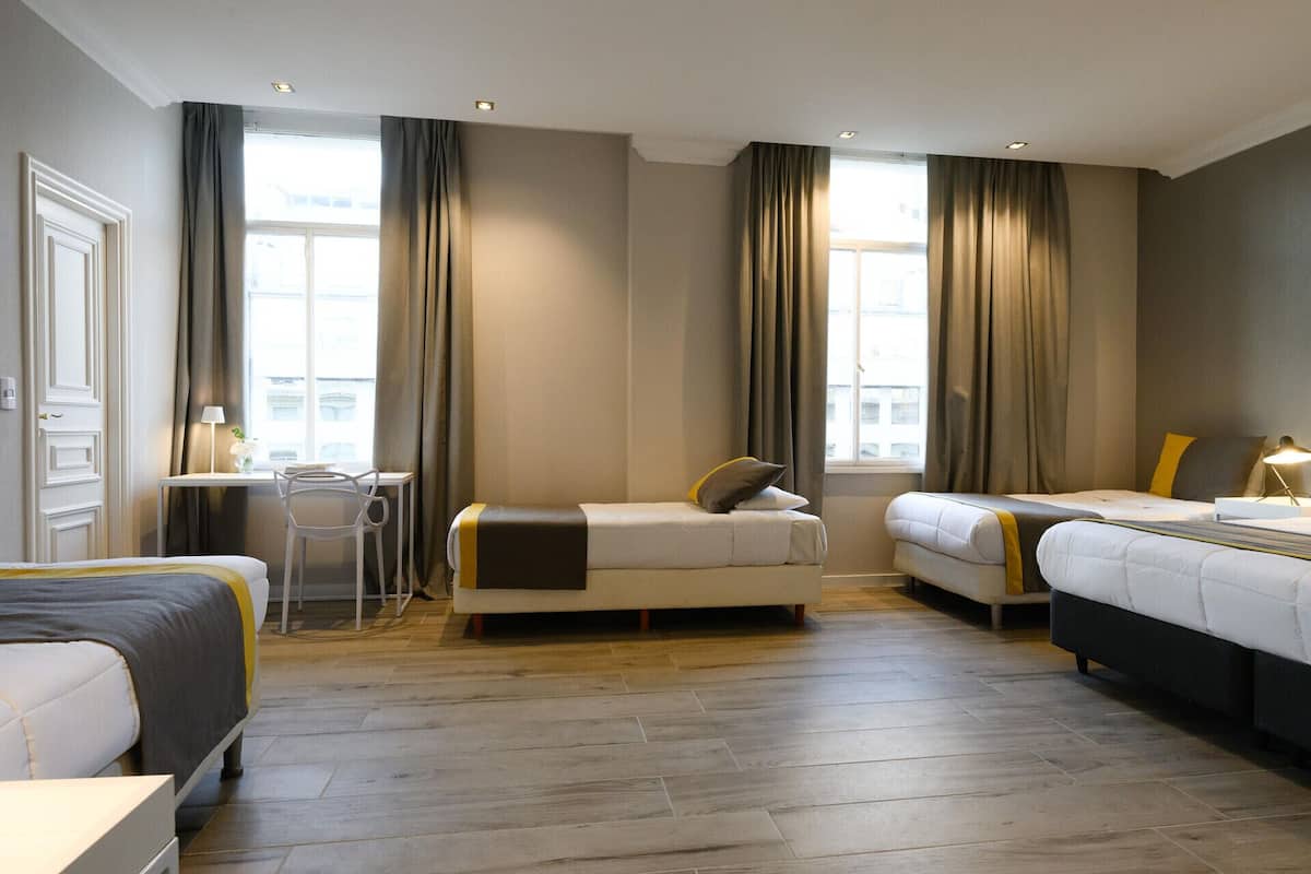 Down duvets, pillow-top beds, in-room safe, individually decorated