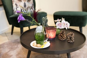 Sitteområde i lobbyen