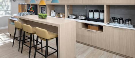 Free buffet breakfast