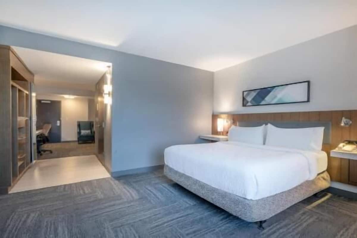 Premium bedding, in-room safe, laptop workspace, iron/ironing board