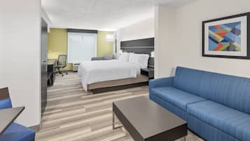 Suite, 1 King Bed | 1 bedroom, in-room safe, desk, iron/ironing board