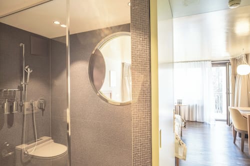 Hair dryer, bathrobes, slippers, electronic bidet
