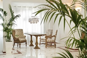 Lobby sitting area
