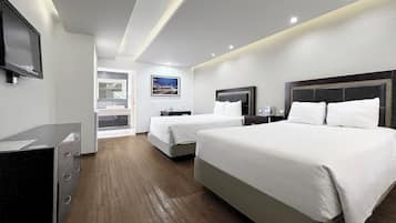 Deluxe Double Room, 2 Double Beds, Non Smoking | Premium bedding, pillowtop beds, in-room safe, desk