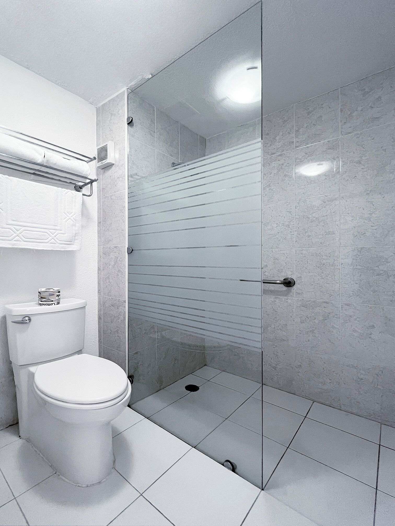 standard room, 1 king bed | bathroom | shower, free toiletries, hair dryer, towels