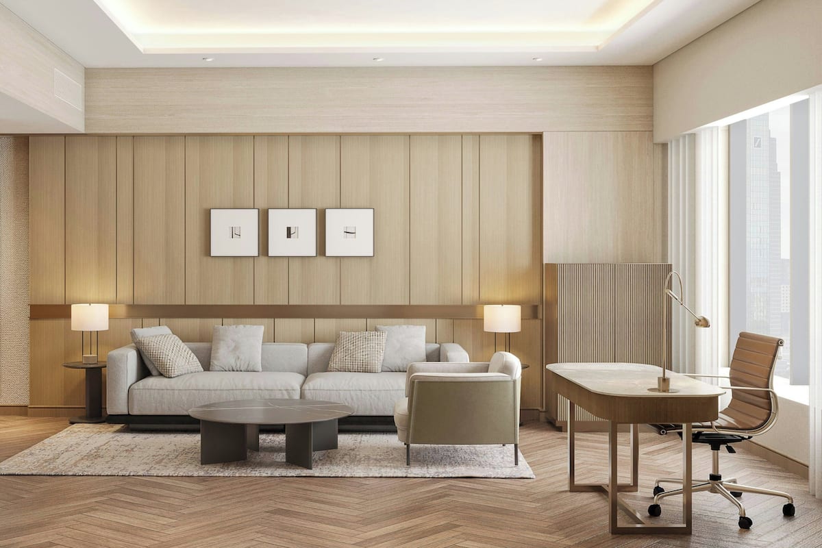 Premier-Suite, 1 Schlafzimmer, Nichtraucher | Wohnzimmer