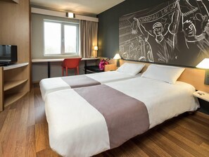 Desk, soundproofing, iron/ironing board, free WiFi - ibis Liège Seraing (Seraing)