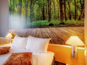 Habitación doble, 1 cama doble | 1 dormitorio, ropa de cama de alta calidad, caja fuerte y escritorio