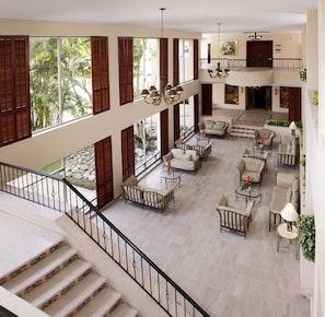Lobby sitting area